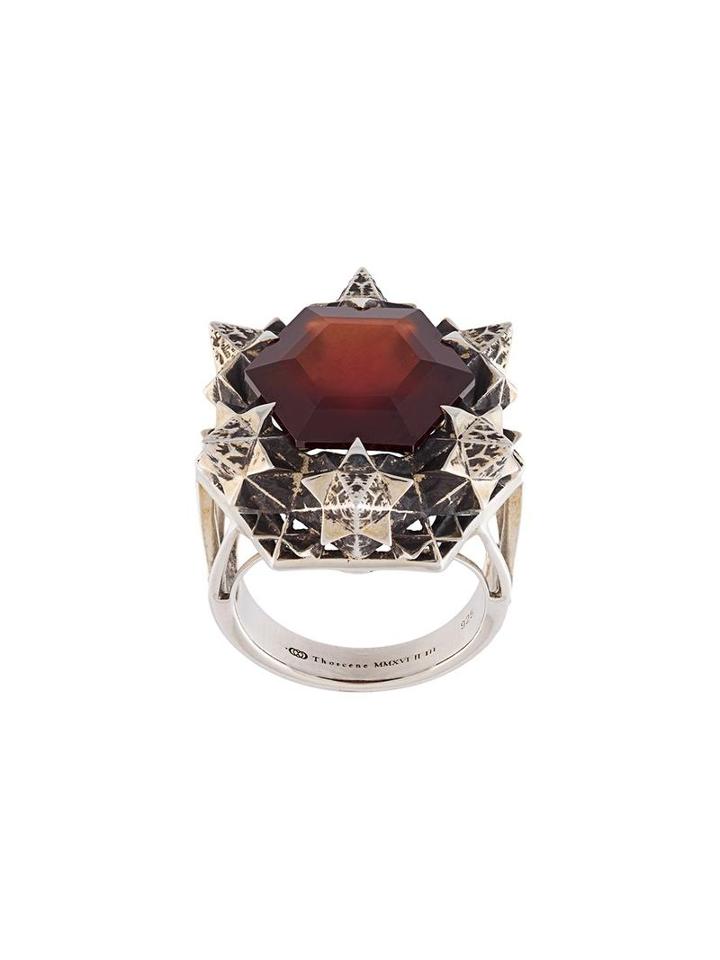 John Brevard 'thoscene Hessonite Statement' Ring, Women's, Size: 8, Metallic