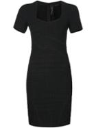 Yigal Azrouel Fitted Stretch Dress