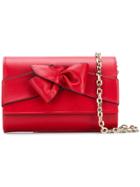 Casadei Bow Clutch Bag - Red