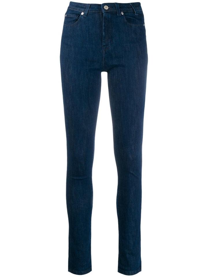 Ps Paul Smith High-waist Skinny Jeans - Blue