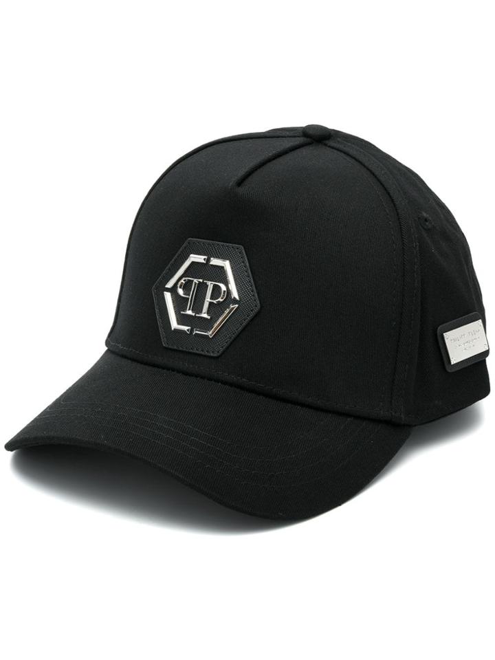 Philipp Plein Logo Plaque Cap - Black