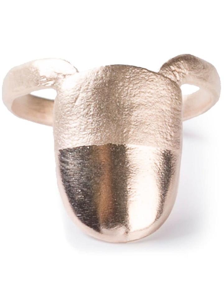 Bjorg 'house Of Holes' Ring - Metallic