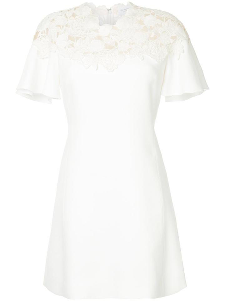 Giambattista Valli Macrame Mini Dress - White