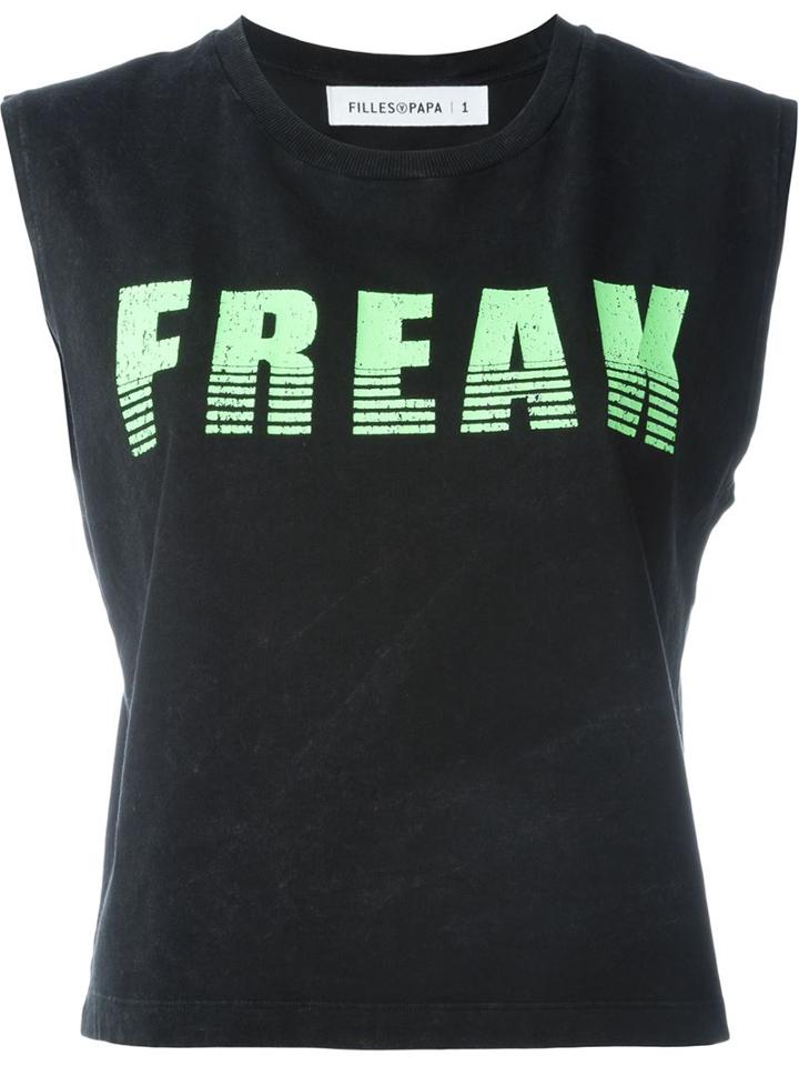 Filles A Papa 'jeany Freak' Crop Top