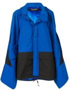 Junya Watanabe Extra-long Sleeved Oversized Jacket - Blue