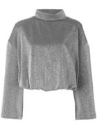 Ter Et Bantine High Neck Sweatshirt - Metallic