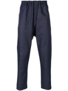 Société Anonyme - Diane Trousers - Unisex - Cotton/linen/flax - M, Blue, Cotton/linen/flax