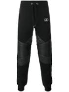 Philipp Plein Never Let It Go Track Pants, Men's, Size: Medium, Black, Cotton