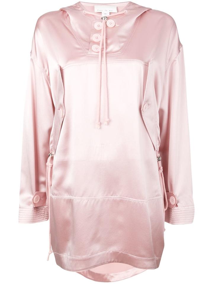 Fleur Du Mal Loose-fit Hoodie - Pink