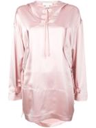 Fleur Du Mal Loose-fit Hoodie - Pink