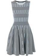 Antonino Valenti Intarsia-knit Dress - Black