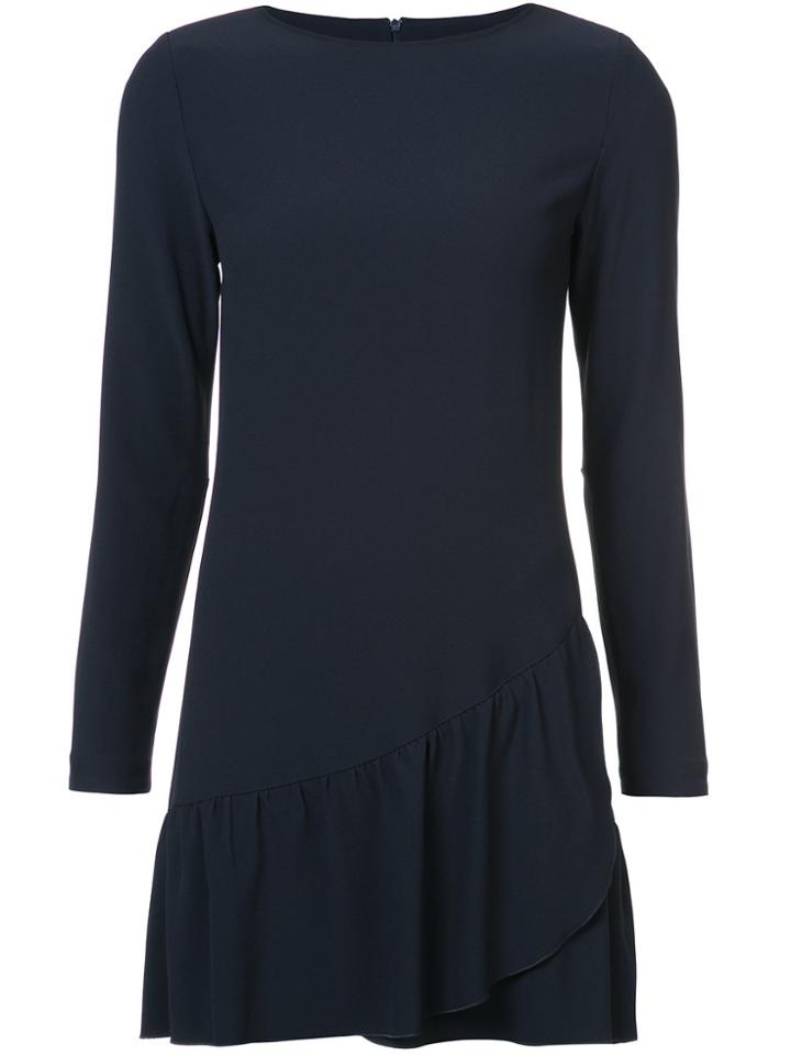 Vanessa Seward Wrap Hem Mini Dress - Blue