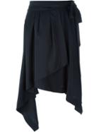 Isabel Marant 'linn' Wrap Skirt, Women's, Size: 40, Black, Silk