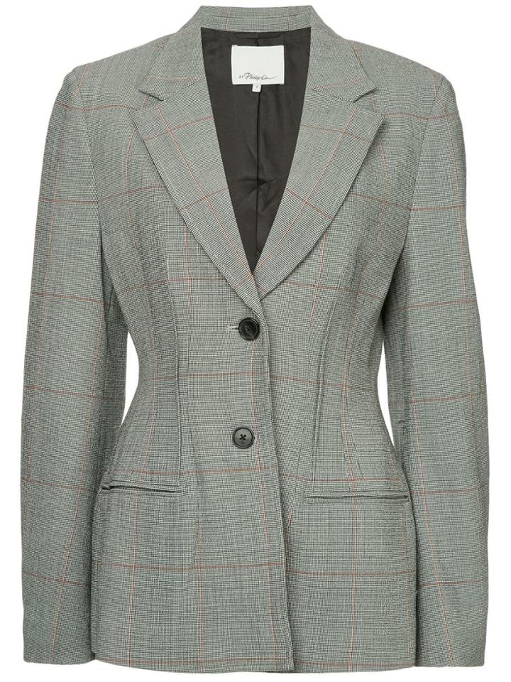 3.1 Phillip Lim Darted Single-breasted Blazer - Grey