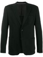 Z Zegna Textured Blazer Jacket - Black