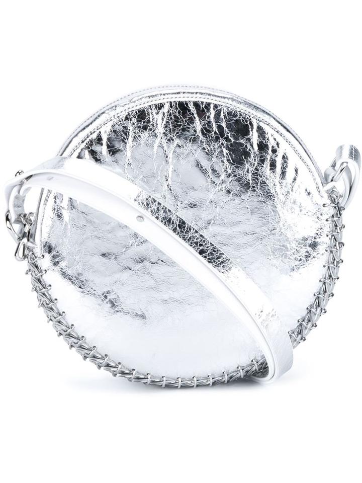 Paco Rabanne Chain-mail And Leather Drum Bag