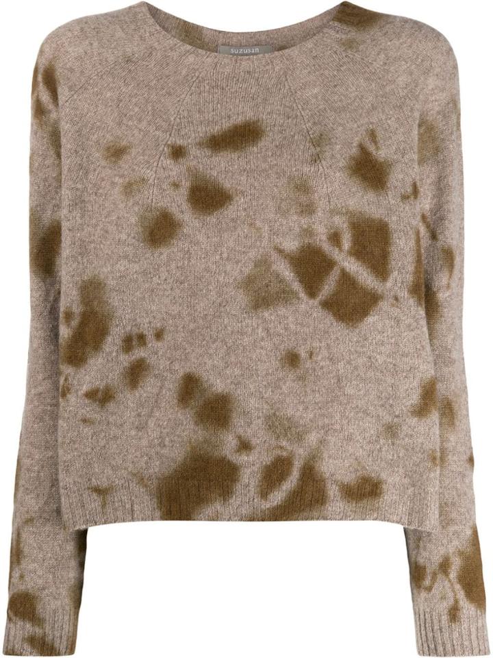 Suzusan Relaxed-fit Cashmere Jumper - Brown