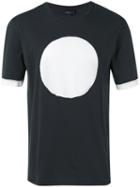 3.1 Phillip Lim Circular Print T-shirt, Men's, Size: Small, Black, Cotton