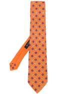 Etro Patterned Tie - Orange