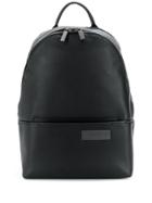 Calvin Klein Leather Logo Backpack - Black