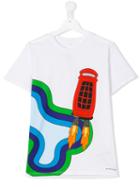 Burberry Kids - Printed T-shirt - Kids - Cotton - 14 Yrs, Boy's, White