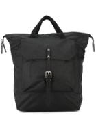 Ally Capellino Buckle Front Backpack - Black