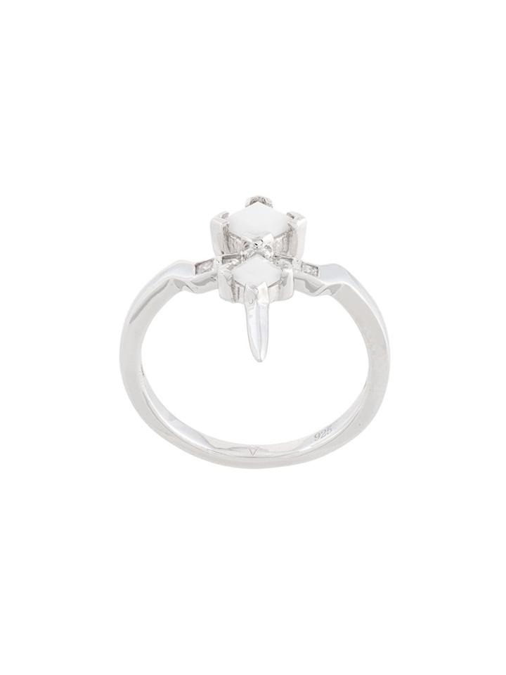 V Jewellery Bonnie Ring - Metallic