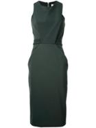 Dion Lee - Utility Compact Drape Dress - Women - Polyester/polyurethane - 8, Green, Polyester/polyurethane