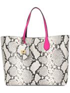 Rochas Snakeskin-effect Tote Bag - White