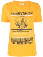 Kenzo Graphic Print T-shirt - Yellow