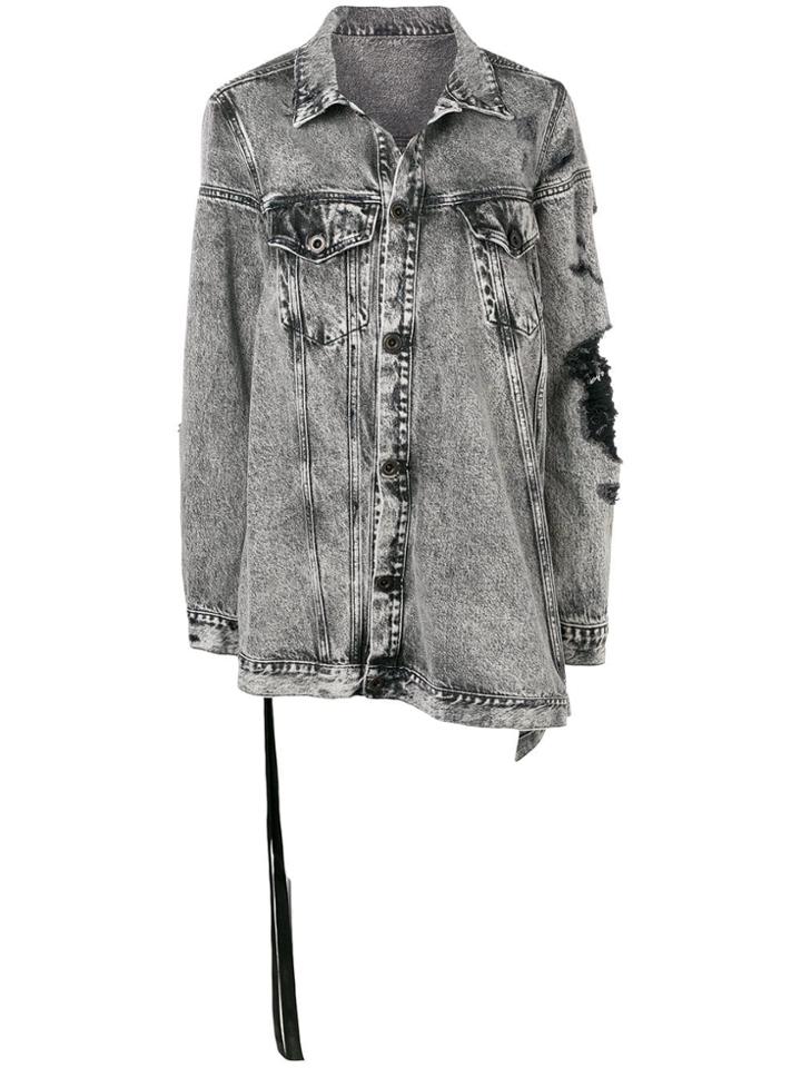 Unravel Project Oversized Jacket - Black