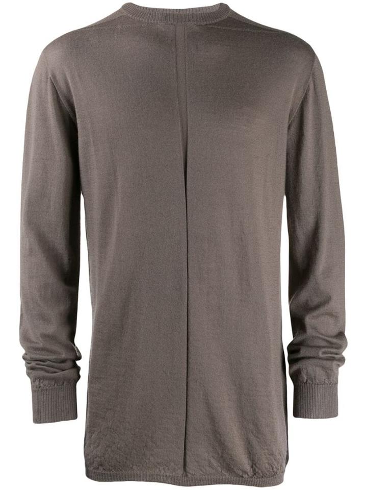 Rick Owens Oversized Round Neck Sweatshirt - Grey