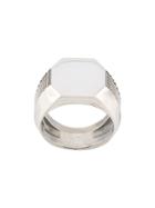 Emanuele Bicocchi Octagon Signet Ring - Silver