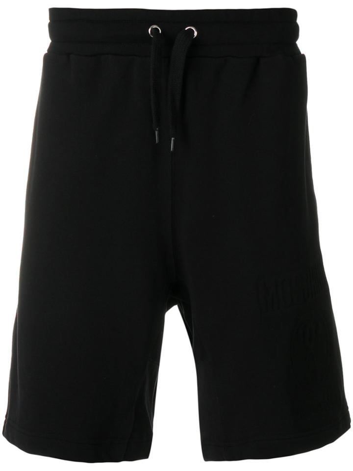 Moschino Drawstring Track Shorts - Black