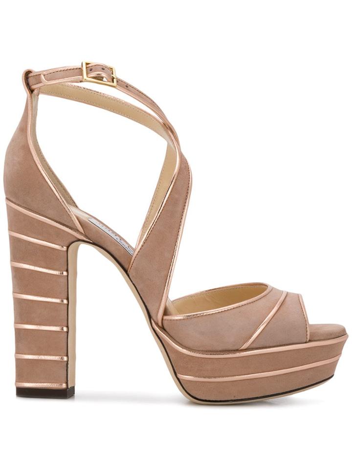 Jimmy Choo April 120 Sandals - Pink