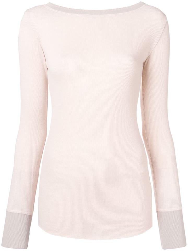Pinko Contrast Trim Top - Neutrals