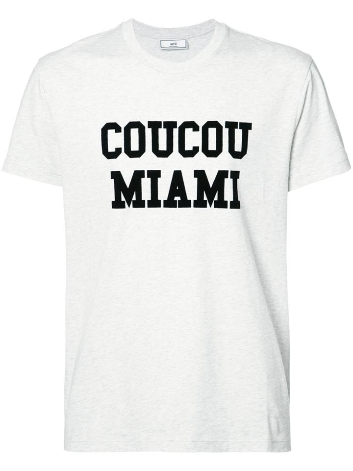 Ami Alexandre Mattiussi Ami X The Webster Coucou Miami T-shirt - Green