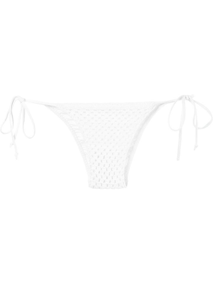 Cecilia Prado Knit Bikini Bottom, Women's, Size: Pp, White, Acrylic/viscose