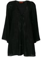 Missoni Embroidered Shift Blouse - Black