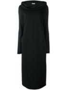 Jil Sander Roll Neck Dress, Women's, Size: 36, Black, Polyamide/spandex/elastane/viscose/silk