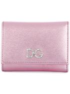 Dolce & Gabbana Metallic Foldover Wallet - Pink