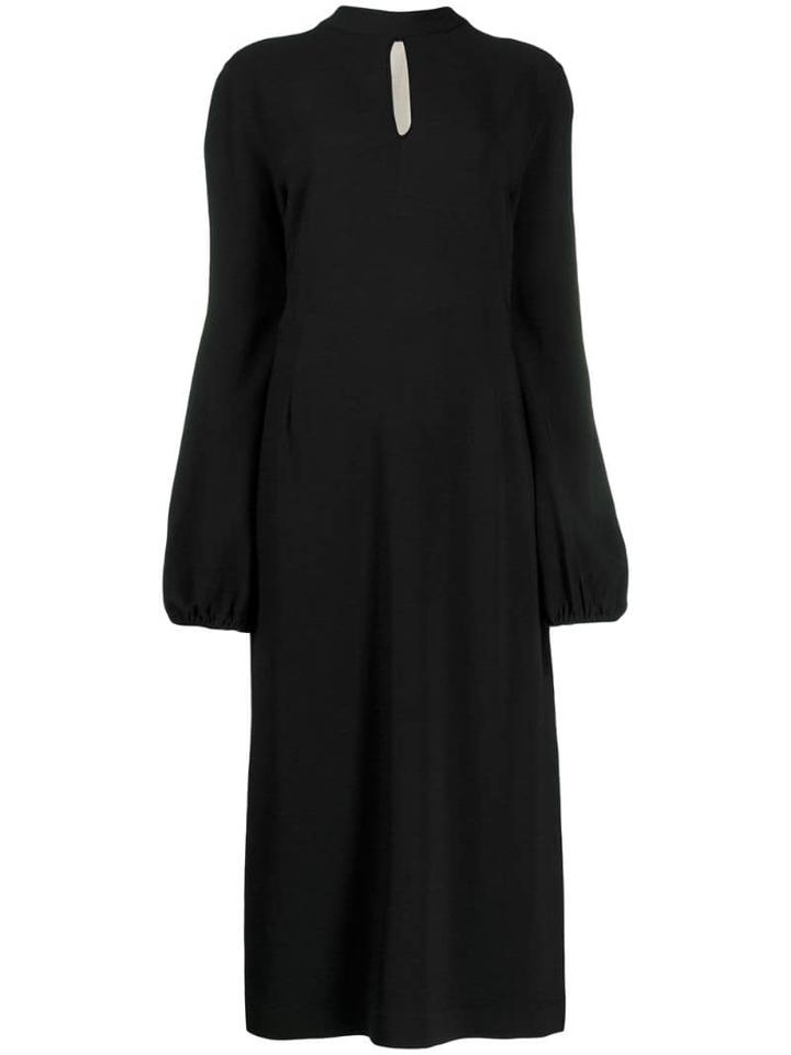 Rochas Keyhole Dress - Black