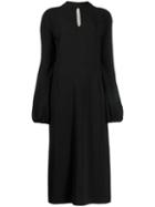 Rochas Keyhole Dress - Black
