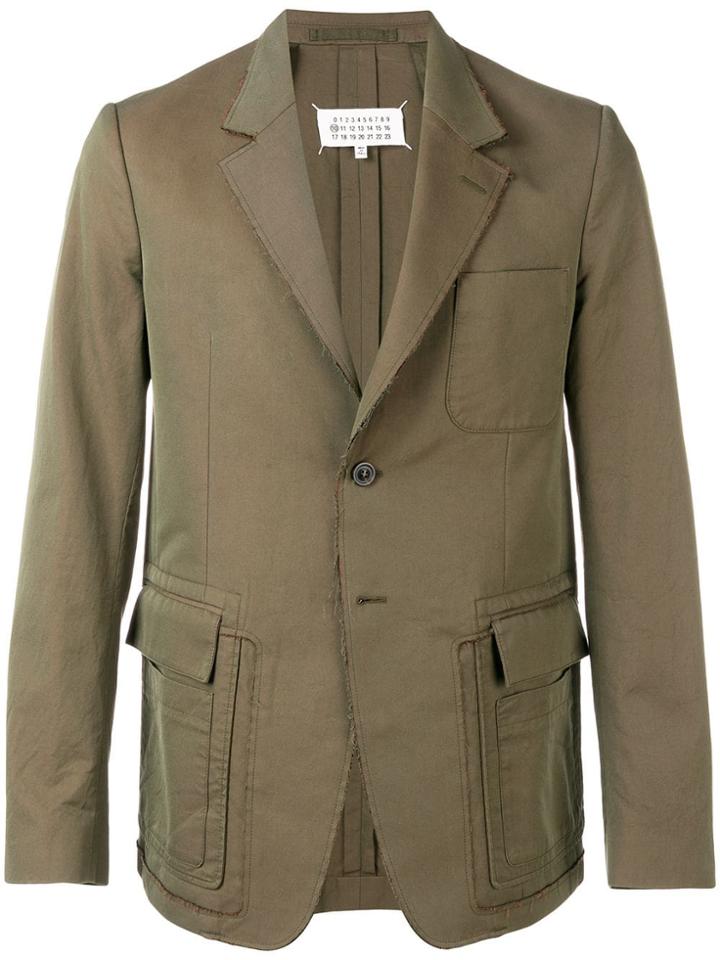 Maison Margiela Single-breasted Blazer - Green