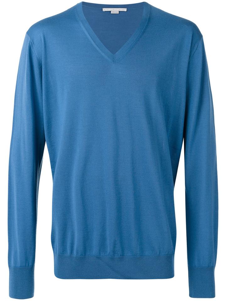 Stella Mccartney Knitted Sweater - Blue