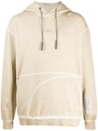 A-cold-wall* Long Sleeve Logo Hoodie - Neutrals