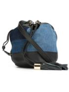 See By Chloé Vicki Shoulder Bag, Women's, Black, Leather/cotton