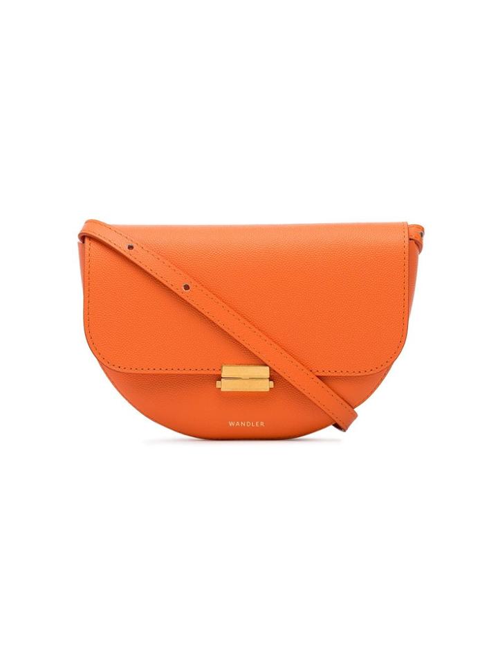 Wandler Orange Anna Big Leather Belt Bag