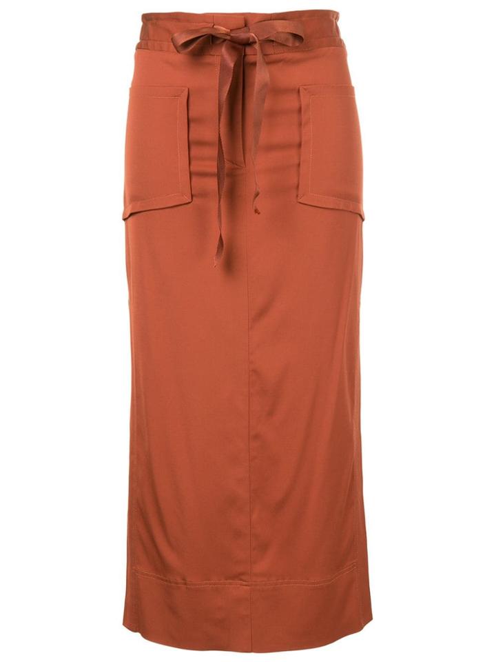 Manning Cartell Tie Waist Straight Trousers - Brown