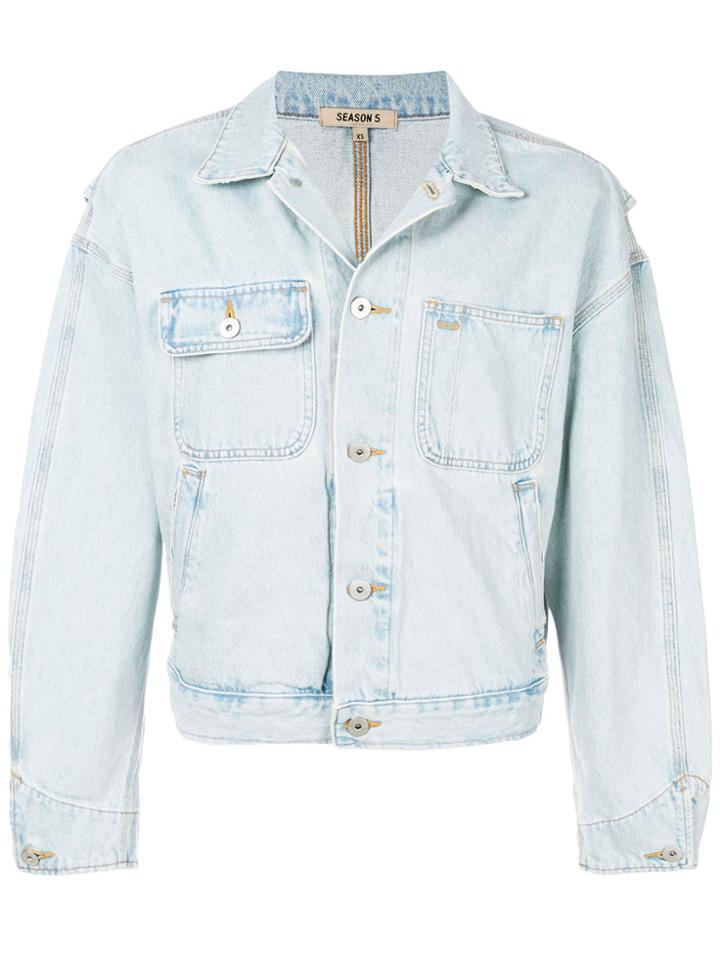 Yeezy Oversized Denim Jacket - Blue